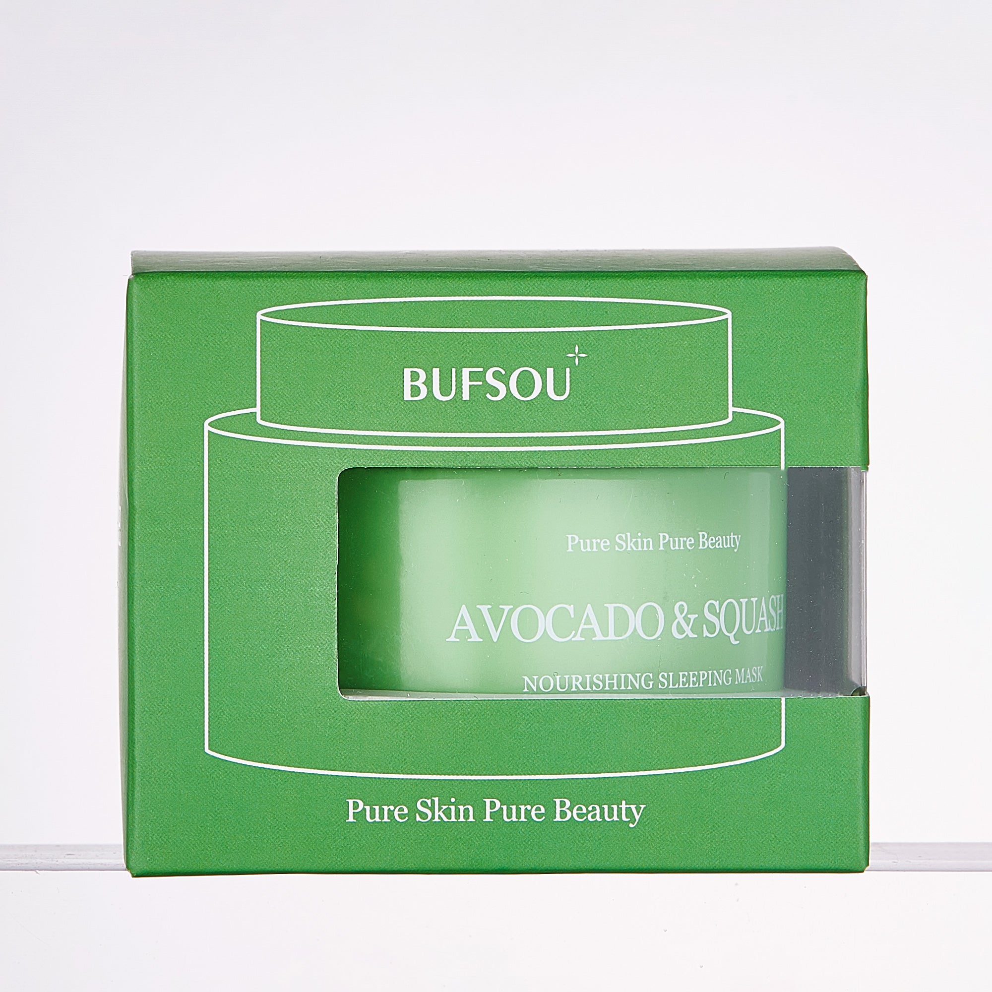 BUFSOU AVOCADO&SQUASH cream(green) 50ML （SC-C-C-01G）