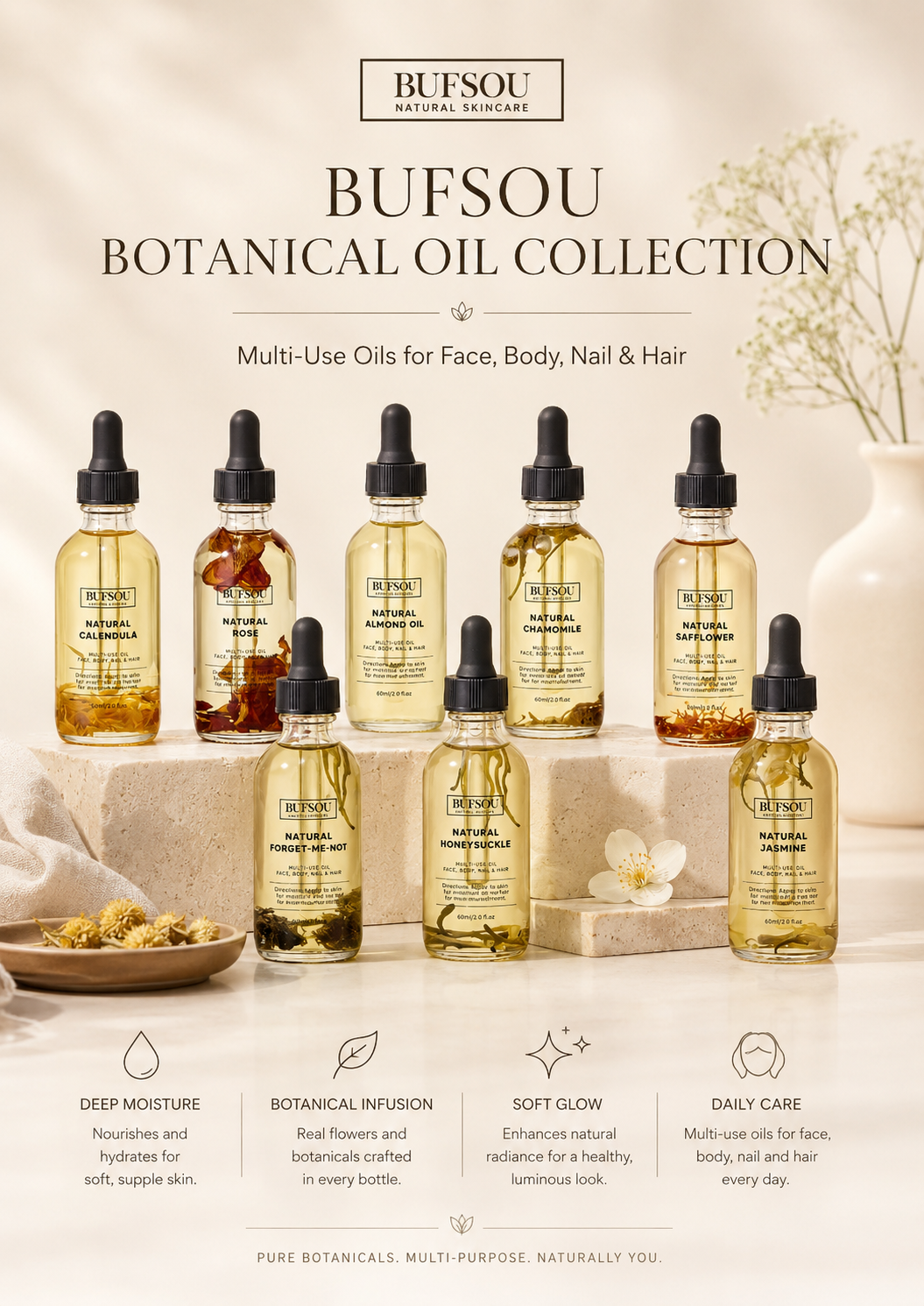 BUFSOU Natural Multi-Use Oil  （BC-FBO）