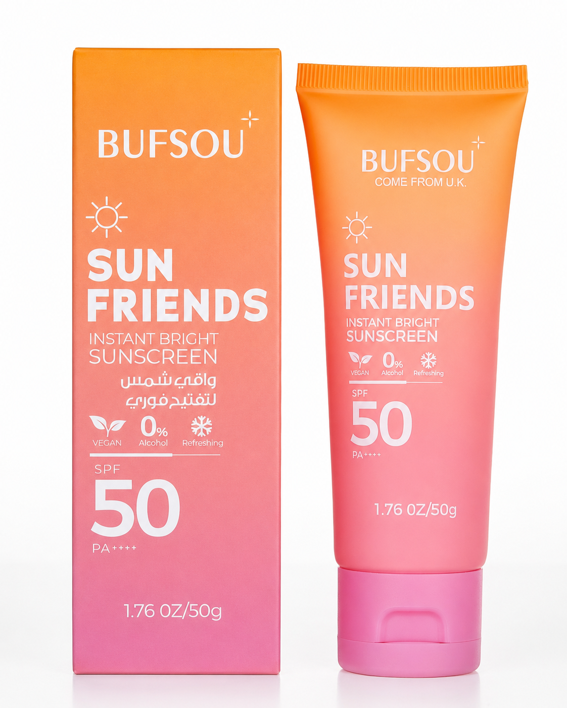BUFSOU Sun Friends Instant Bright Sunscreen SPF 50 / SPF 90 (UC-IBS-01P)