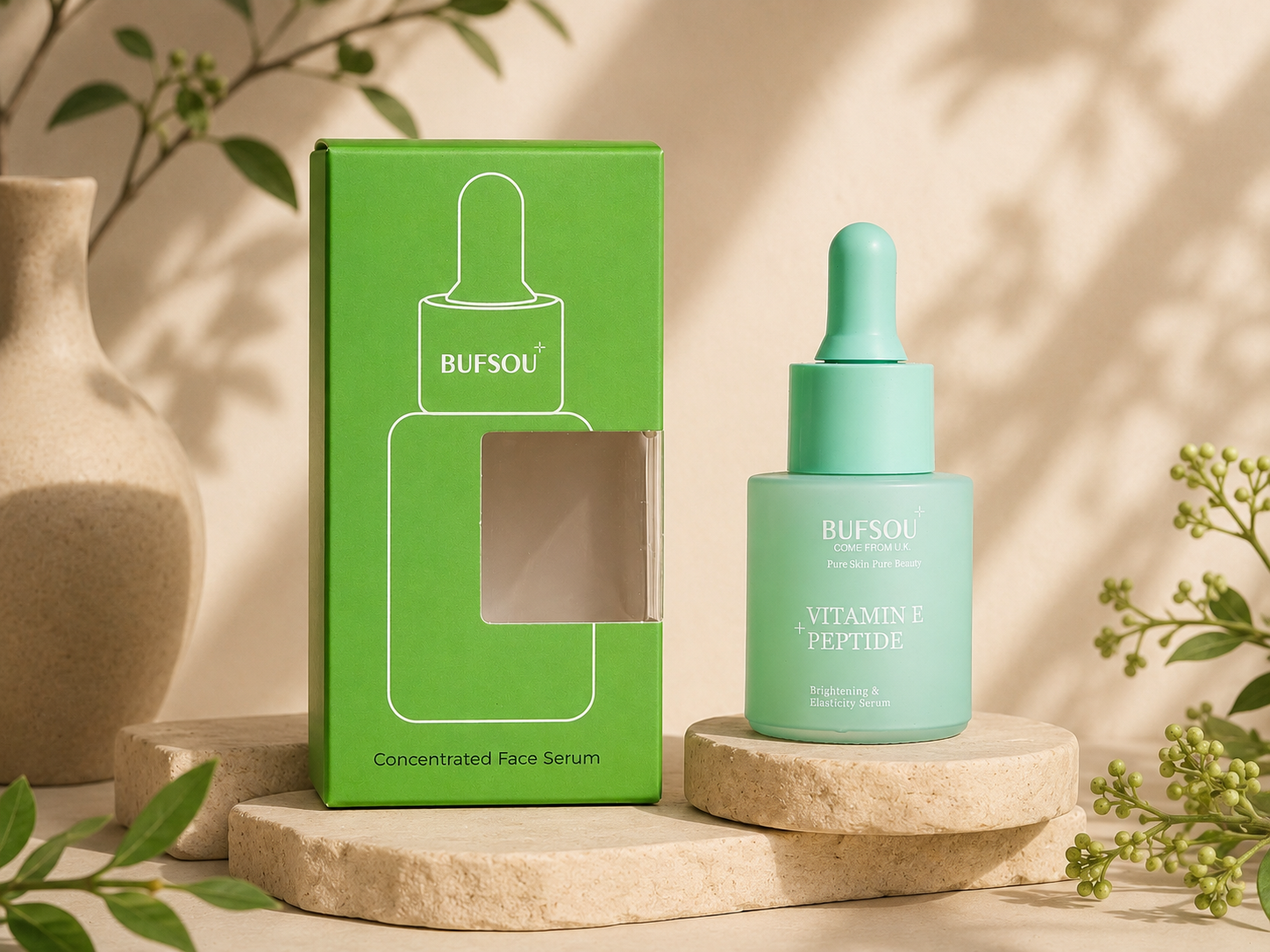 BUFSOU VITAMIN + PEPTIDE（green）20ML (SC-C-S-06G)