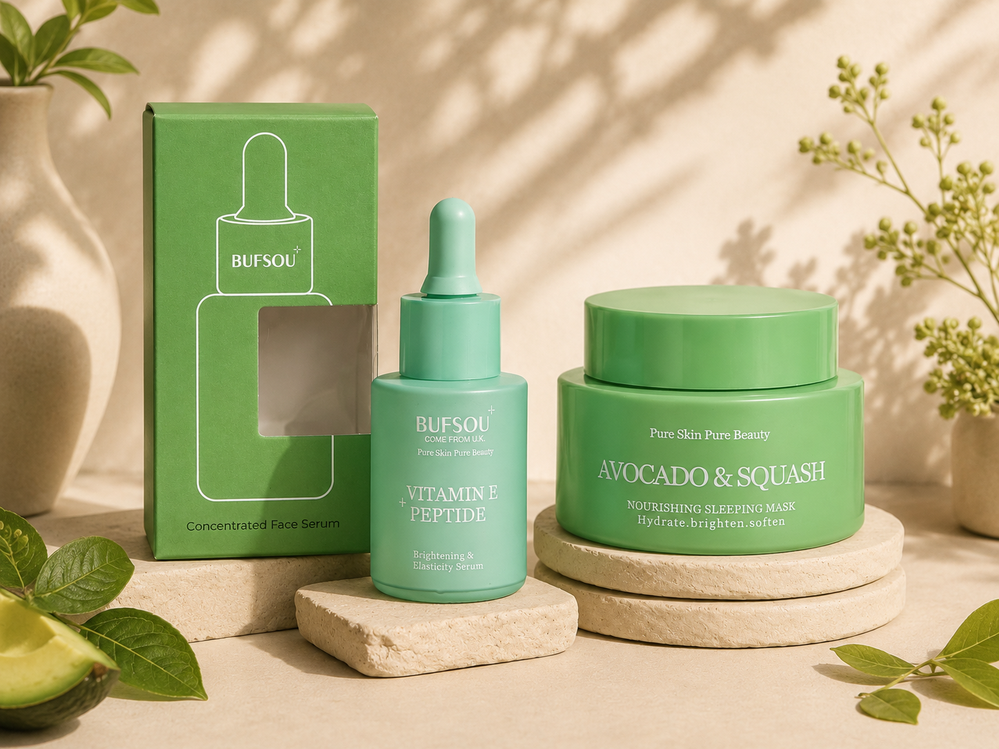 BUFSOU VITAMIN + PEPTIDE（green）20ML (SC-C-S-06G)