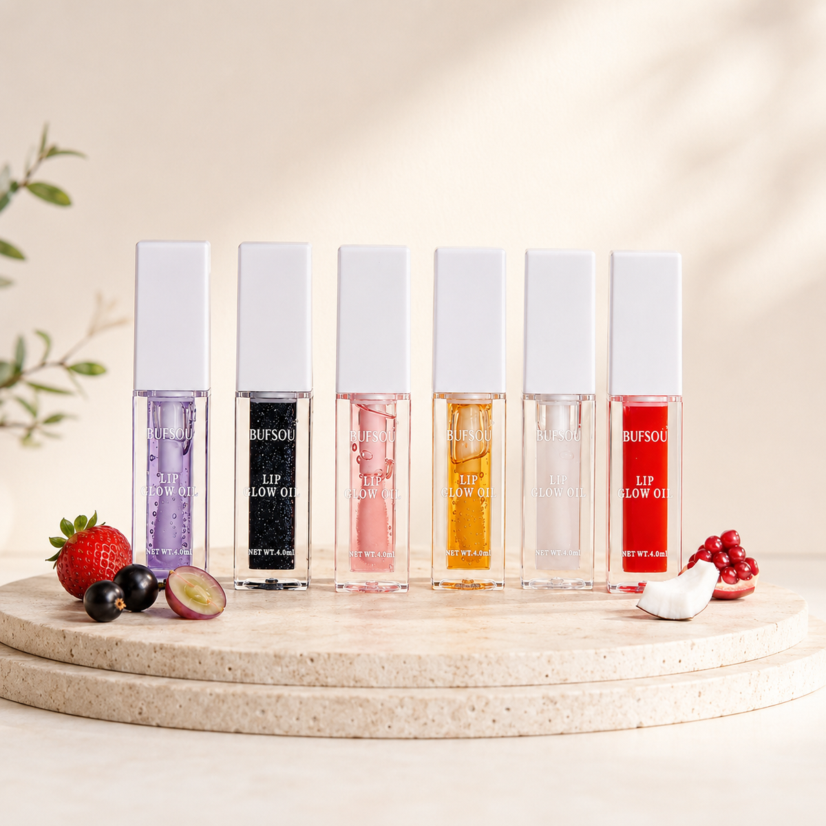 BUFSOU Lip Glow Oil (Multi-Flavor)（L-LGO）