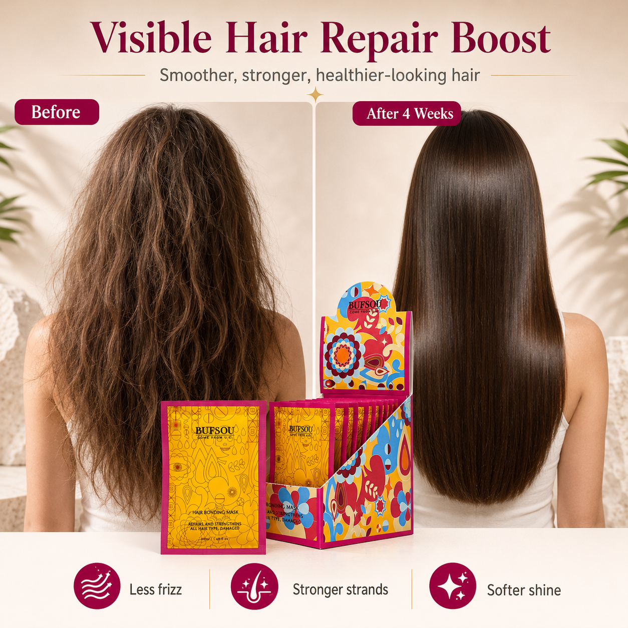 BUFSOU Hair Bonding Mask 50ml*16bag (HC-BM-01)