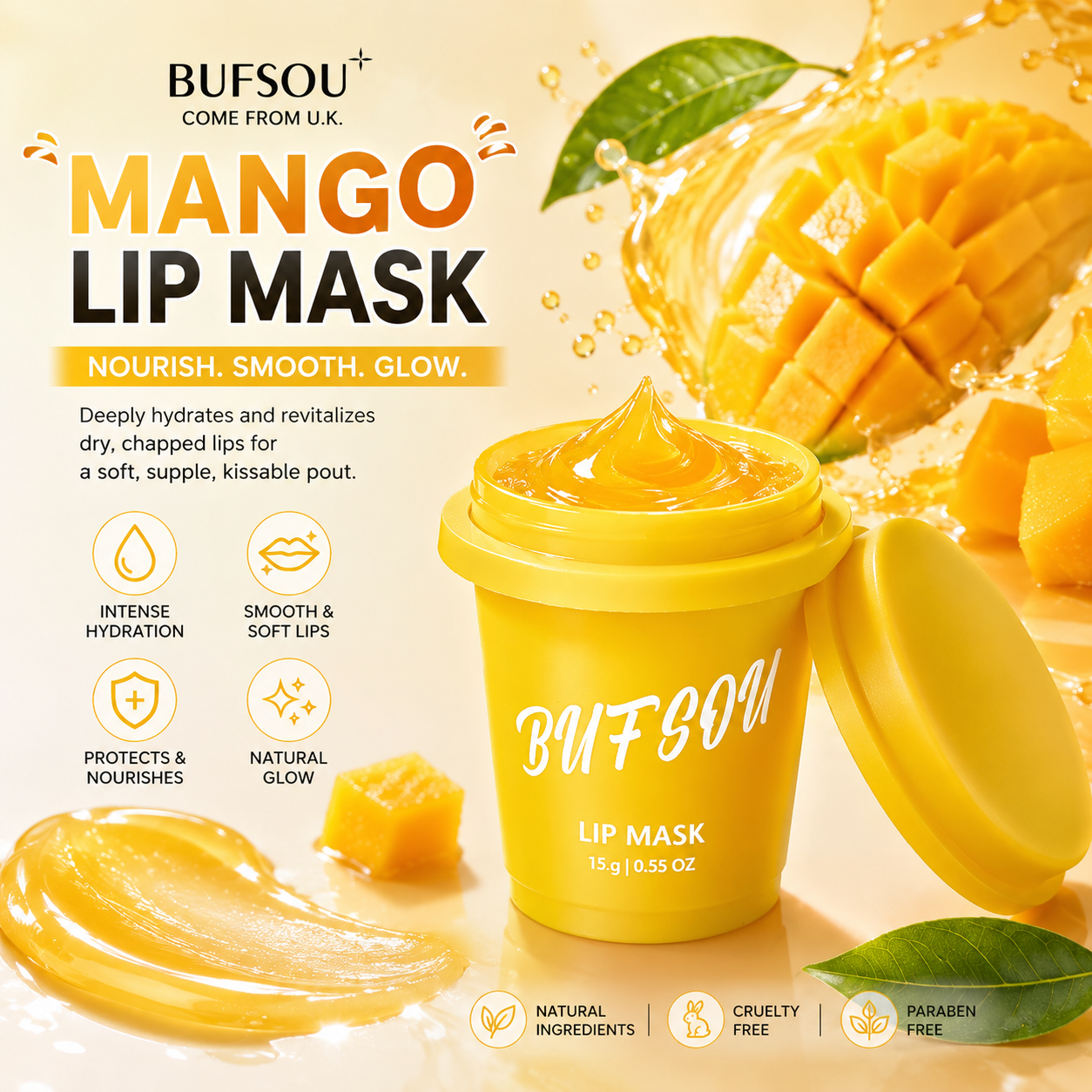 BUFSOU Fruits Lip Mask （L-LSM-01W）
