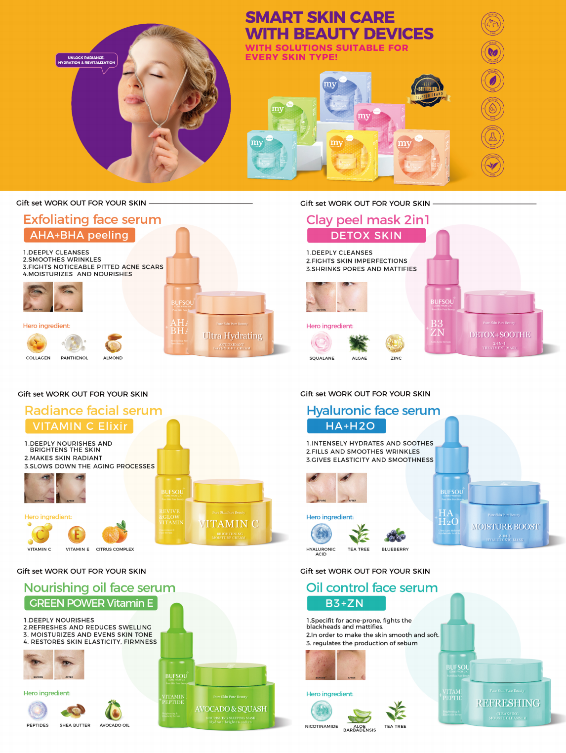 BUFSOU HA Serum（bule）20ML (SC-C-S-02B)